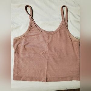 ARQ crop tank in spice
